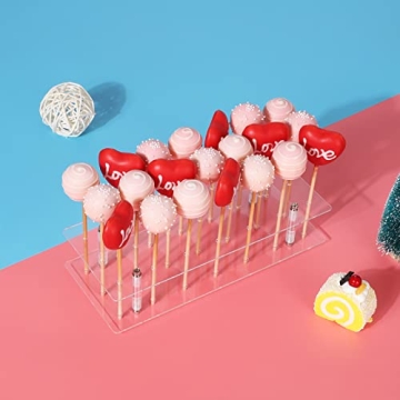 Versatile Cake Pop Stand for All Celebrations - 21 Holes
