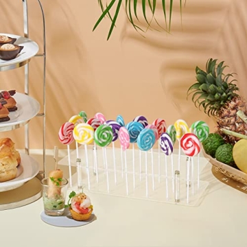 Versatile Cake Pop Stand for All Celebrations - 21 Holes