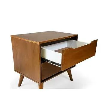 Furniture of America Lennart Oak Nightstands, 24" H