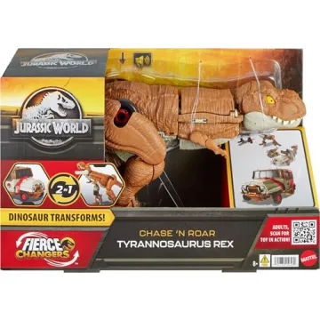 Jurassic World Chase 'n Roar 2-in-1 Dinosaur Toy