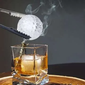 Golf Ball Ice Cube Tray for Unique Cocktails and Gifts