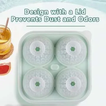 Golf Ball Ice Cube Tray for Unique Cocktails and Gifts