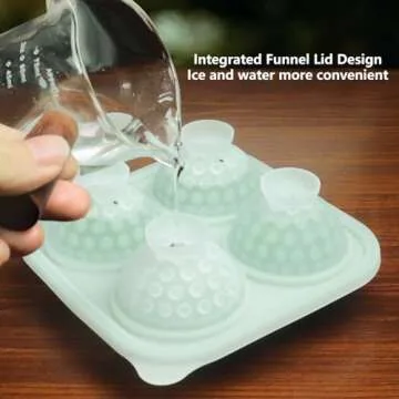 Golf Ball Ice Cube Tray for Unique Cocktails and Gifts