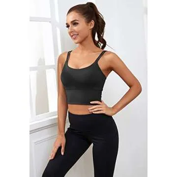 Comfortable Longline Sports Bra for Active Women