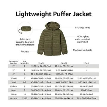 Lightweight Water-Resistant Packable Puffer Coat
