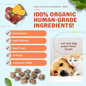 CocoTherapy 3 Pack Canivore Meatballs for Dogs