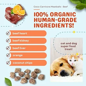 CocoTherapy 3 Pack Canivore Meatballs for Dogs