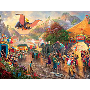 Ceaco Thomas Kinkade The Disney Collection Dumbo Jigsaw Puzzle, 750 Pieces