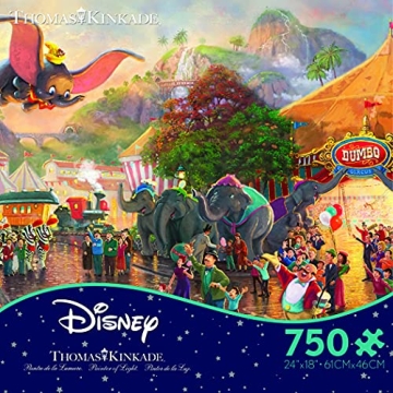 Ceaco Thomas Kinkade Dumbo Jigsaw Puzzle 750 Pieces