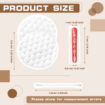 Tondiamo 100 Pieces Hotel Vanity Kit Individually Wrapped Hotel Amenities Disposable Travel Size Hos...