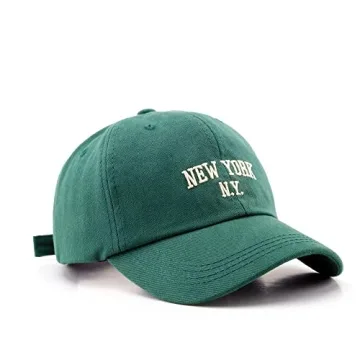 Stylish New York Embroidery Cotton Trucker Dad Hat - Adjustable Unisex Cap