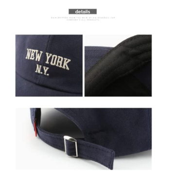 New York Embroidery Cotton Trucker Dad Hat Adjustable Unisex