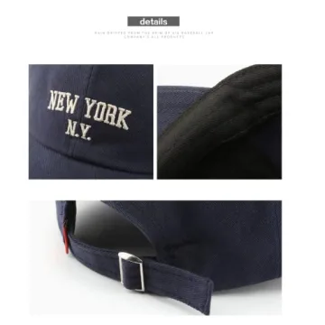 New York Embroidery Cotton Trucker Dad Hat Adjustable Unisex