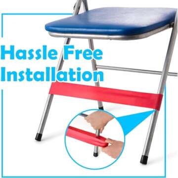 Pick A Toy Chair Bands for Kids with Fidgety Feet, 3-Pack, Fidget Chair and Desk Bands, Stretchy Bands for Feet, for Kids with ADHD, ADD, SPD, Autism