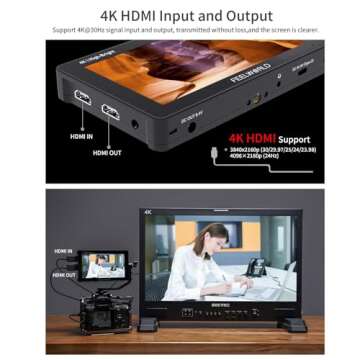 FEELWORLD F6 Pro 5.5" 4K HDMI Touchscreen Monitor