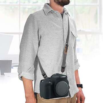 Yisau Camera Case for Canon EOS Rebel T6 T7, Silicion Rubber Camera Case Cover Detachable Protective for EOS 1300D Rebel T6/ EOS 1500D Rebel T7 KISS X90 Camera (Black)