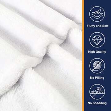 Movie Theme Blanket Gifts - Vintage Cinema Popcorn Movie Reel Modern Retro Decor Soft Throw Warm Lightweight Fleece Cozy Fuzzy Birthday Christmas Blankets for Women Kids Adults Teens 50"x60"