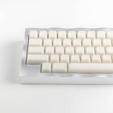 REDQIN Keycaps - Elegant White Jade 160 Keys Double Shot PBT RSA Custom Keycap Set