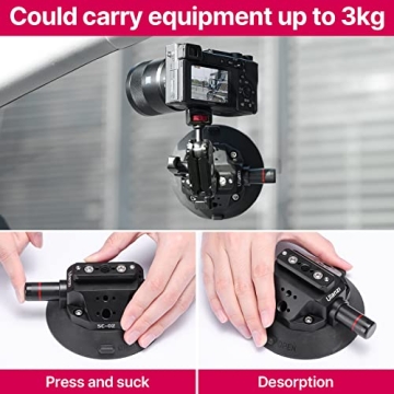 ULANZI SC-02 Suction Cup Mount for Cameras and Vlogs