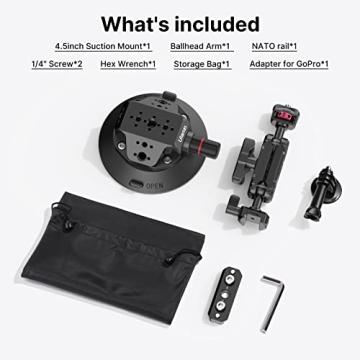 ULANZI SC-02 Suction Cup Mount for Cameras and Vlogs