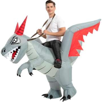 Tasanor Inflatable Dragon Costume for Adults