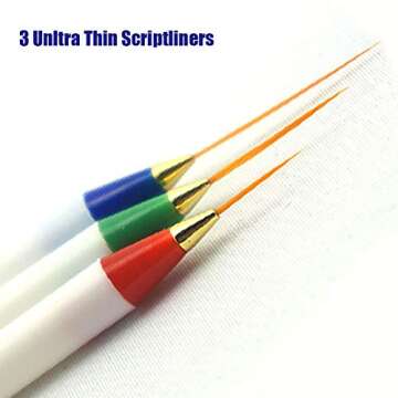 Afantti 15 Pcs Fine Detail Paintbrush Set for Artists