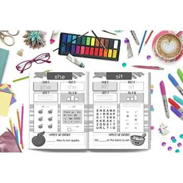 Learning to Read and Write: Sight Words: With 100 High-Frequency Words! Educational Workbook: Ages 4-7