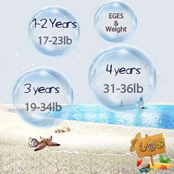 U0U Cotton Training Pants for Baby Boys - 4 Pack Dinosaur