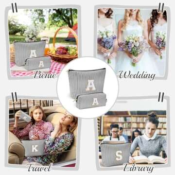 Personalized YOOLIFE Makeup Bag - Stylish Birthday Gift for Women