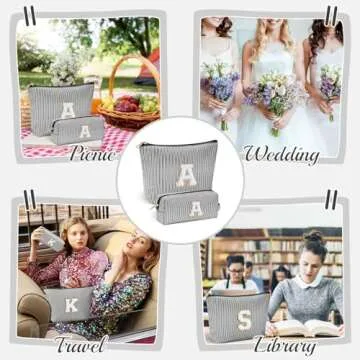 Personalized YOOLIFE Makeup Bag - Stylish Birthday Gift for Women