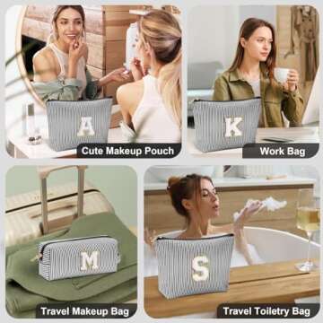 Personalized YOOLIFE Makeup Bag - Stylish Birthday Gift for Women