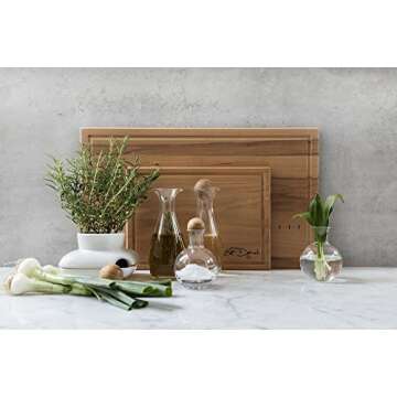 Sagaform Water Oak Stopper Nature Collection Wine Carafe, 33 7/8-Ounce, 13" x 4.25", Clear