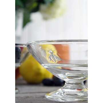 La Rochere Bee Ice Cream Dishes – Elegant Set of 6