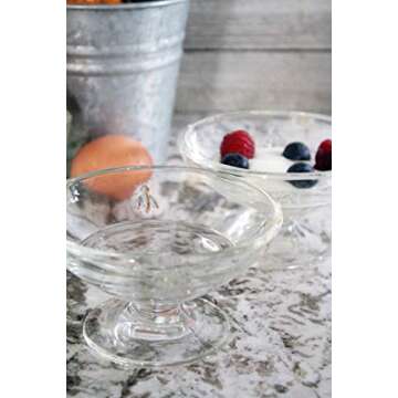 La Rochere Bee Ice Cream Dishes – Elegant Set of 6