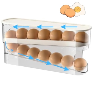 RedRoko Egg Dispenser - Holds 12-14 Eggs Organize Your Kitchen