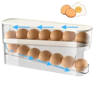 RedRoko Egg Dispenser - Holds 12-14 Eggs Organize Your Kitchen