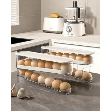RedRoko Egg Dispenser - Holds 12-14 Eggs Organize Your Kitchen