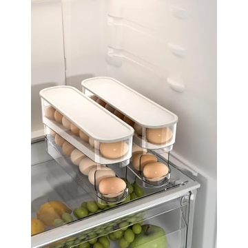 RedRoko Egg Dispenser - Holds 12-14 Eggs Organize Your Kitchen