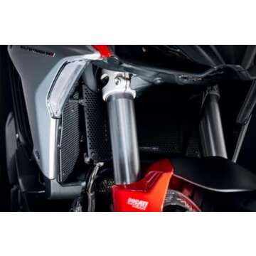 Evotech Performance Radiator Guards Kit for Ducati Multistrada V4 Models 2021+