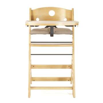 Keekaroo Height Right High Chair with Tray, Natural