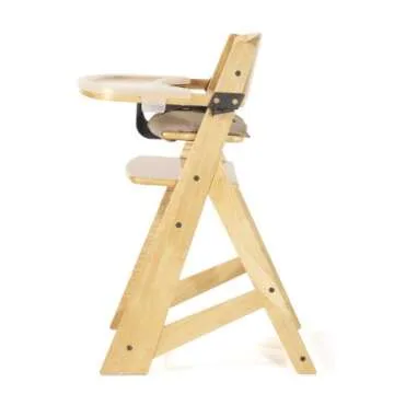 Keekaroo Height Right High Chair with Tray, Natural