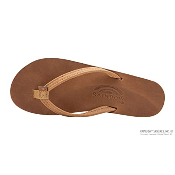 Rainbow Sandals Womens Luxury Leather Double Layer Arch Support