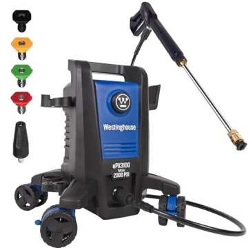 Westinghouse ePX3100 Pressure Washer with 2300 PSI for Efficient Outdoor Cleaning