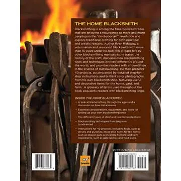 The Home Blacksmith: Tools, Techniques, and 40 Practical Projects for the Home Blacksmith
