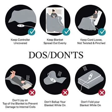 Beautyrest Heated Electric Blanket for Cold Weather, Fast Heating Heated Blanket, Auto Shut Off, Virtually Zero EMF, Multi Heat Setting, UL Certified, Grey King (90 inx100 in)