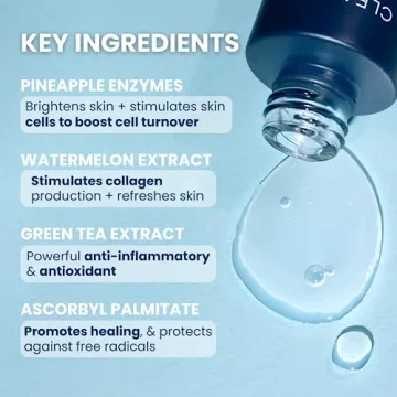 Clean Skin Club Vitamin C Serum for Glowing Skin - 2 in 1 Booster