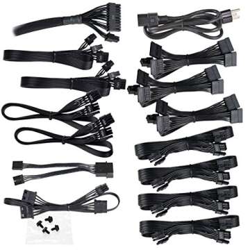 EVGA 1000 GQ Power Supply 80+ Gold 1000W Semi Modular