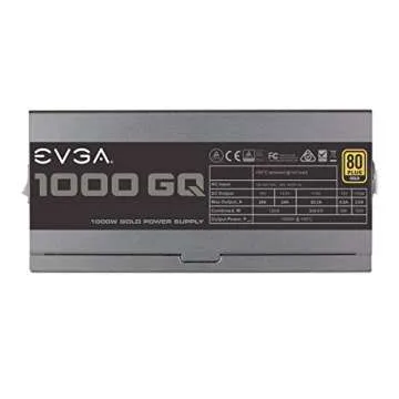 EVGA 1000 GQ Power Supply 80+ Gold 1000W Semi Modular