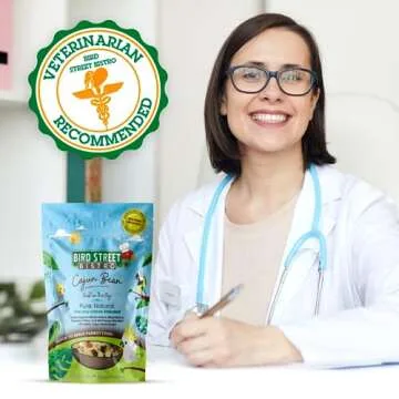 Bird Street Bistro Parrot Food - Parakeet Food - Cockatiel Food - Bird Food - Cooks in 3-15 min with...