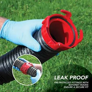Valterra Dominator 20-Foot RV Sewer Hose Kit | Compact, Leak-Proof, Durable